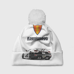 Шапка c помпоном Koenigsegg