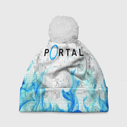 Шапка с помпоном PORTAL, цвет: 3D-белый