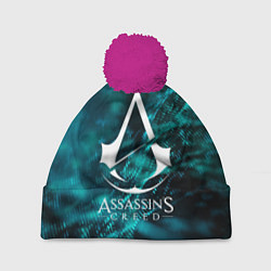 Шапка с помпоном ASSASSINS CREED, цвет: 3D-малиновый