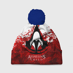 Шапка с помпоном Assasin's creed, цвет: 3D-тёмно-синий