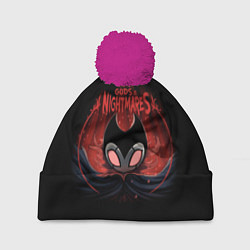 Шапка с помпоном Hollow Knight, цвет: 3D-малиновый
