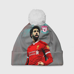 Шапка с помпоном Mohamed Salah, цвет: 3D-белый