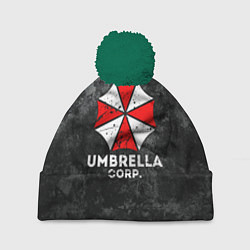 Шапка с помпоном UMBRELLA CORP, цвет: 3D-зеленый