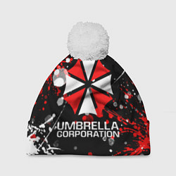 Шапка с помпоном UMBRELLA CORPORATION, цвет: 3D-белый