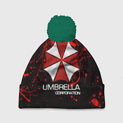 Шапка с помпоном UMBRELLA CORP, цвет: 3D-зеленый