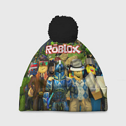 Шапка с помпоном ROBLOX, цвет: 3D-черный