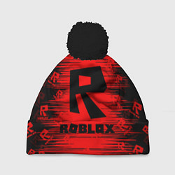 Шапка с помпоном Roblox, цвет: 3D-черный