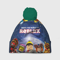 Шапка с помпоном ROBLOX, цвет: 3D-зеленый