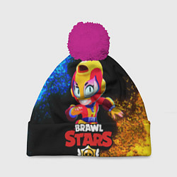 Шапка с помпоном Brawl Stars MAX, цвет: 3D-малиновый