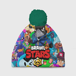 Шапка c помпоном BRAWL STARS CROW