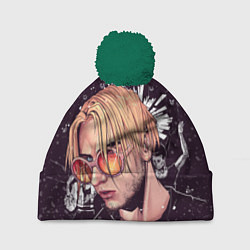 Шапка c помпоном PYROKINESIS