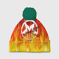 Шапка с помпоном Mudvayne, цвет: 3D-зеленый