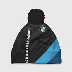 Шапка с помпоном BMW M PERFORMANCE, цвет: 3D-черный