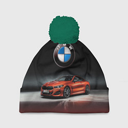 Шапка с помпоном BMW, цвет: 3D-зеленый
