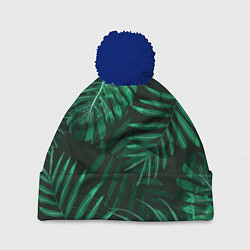 Шапка с помпоном Я из джунглей, цвет: 3D-тёмно-синий