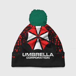 Шапка с помпоном Umbrella Corporation, цвет: 3D-зеленый