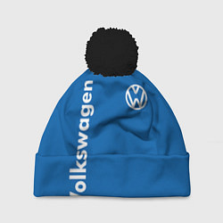 Шапка с помпоном Volkswagen, цвет: 3D-черный