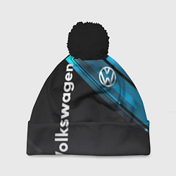 Шапка с помпоном Volkswagen, цвет: 3D-черный