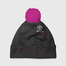 Шапка c помпоном TOYOTA