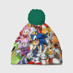 Шапка c помпоном Sonic ПЕРСОНАЖИ