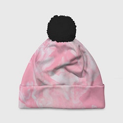 Шапка с помпоном Розовая Богемия, цвет: 3D-черный