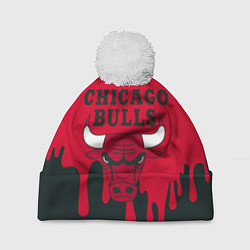 Шапка с помпоном Chicago Bulls, цвет: 3D-белый