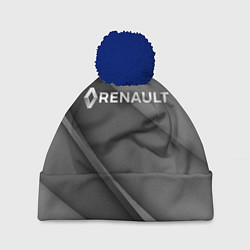 Шапка с помпоном RENAULT, цвет: 3D-тёмно-синий