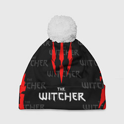 Шапка с помпоном The Witcher, цвет: 3D-белый