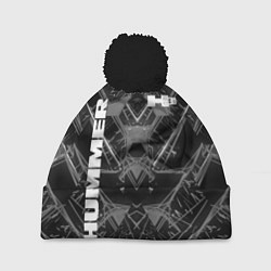 Шапка с помпоном HUMMER, цвет: 3D-черный