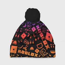 Шапка с помпоном Roblox, цвет: 3D-черный