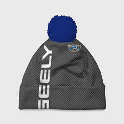Шапка с помпоном GEELY, цвет: 3D-тёмно-синий