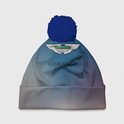 Шапка с помпоном Aston martin, цвет: 3D-тёмно-синий