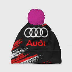 Шапка c помпоном AUDI