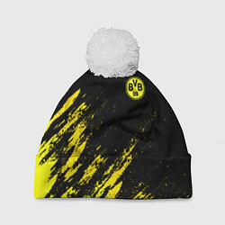 Шапка с помпоном BORUSSIA, цвет: 3D-белый
