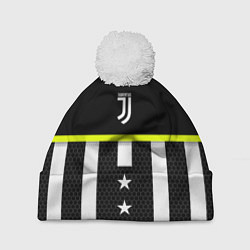 Шапка с помпоном Juventus Back to Shchool 202122, цвет: 3D-белый
