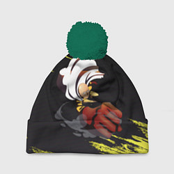 Шапка с помпоном Сайтама One Punch Man, цвет: 3D-зеленый