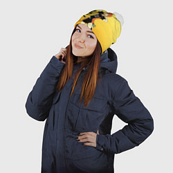 Шапка с помпоном Fly High Haikyuu!!, цвет: 3D-белый — фото 2