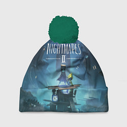 Шапка с помпоном Little Nightmares 2, цвет: 3D-зеленый