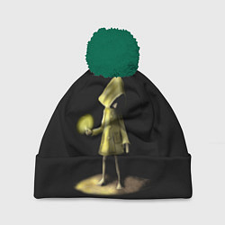 Шапка с помпоном Little Nightmares 2, цвет: 3D-зеленый