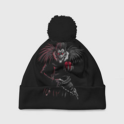 Шапка с помпоном Death Note, цвет: 3D-черный