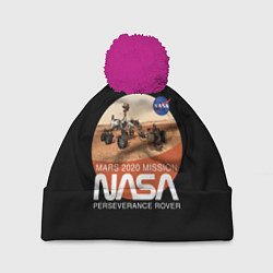Шапка c помпоном NASA - Perseverance