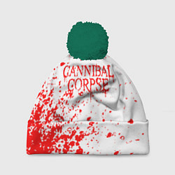 Шапка c помпоном Cannibal corpse