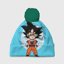 Шапка с помпоном Sweet Goku, цвет: 3D-зеленый