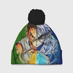 Шапка с помпоном Киллуа золдик и Гон хантер, цвет: 3D-черный
