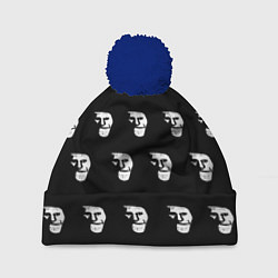 Шапка c помпоном Dark trollface