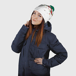 Шапка с помпоном Music, цвет: 3D-зеленый — фото 2