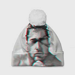 Шапка с помпоном Billie Herrington Gachimuchi, цвет: 3D-белый