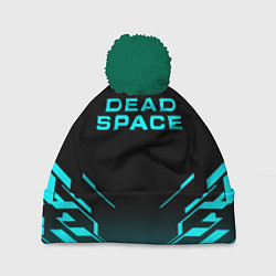 Шапка с помпоном DEAD SPACE МЁРТВЫЙ КОСМОС, цвет: 3D-зеленый