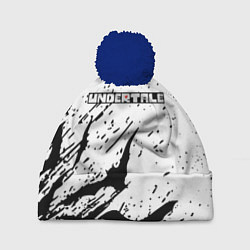 Шапка с помпоном UNDERTALE Летучие мыши, цвет: 3D-тёмно-синий