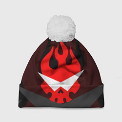 Шапка с помпоном GURREN LAGANN LOGO SYMBOL, цвет: 3D-белый